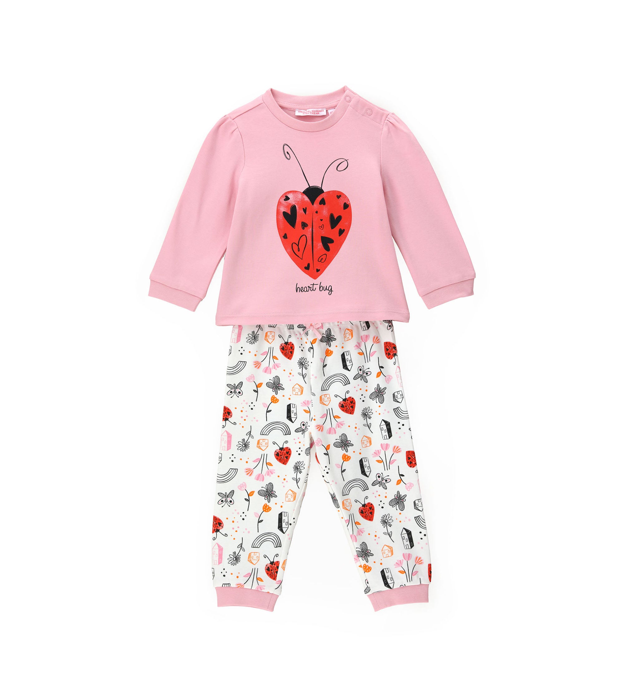 GOOD NIGHT Baby Girl Pajamas PAJAMAS WITH PRINT