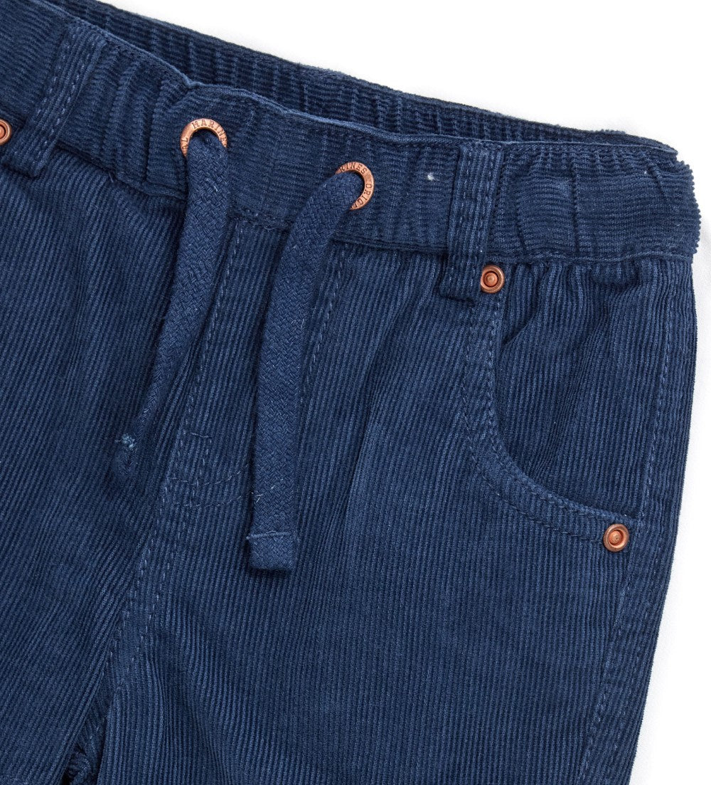 Coastal Blues Baby Boy Velvet Pants