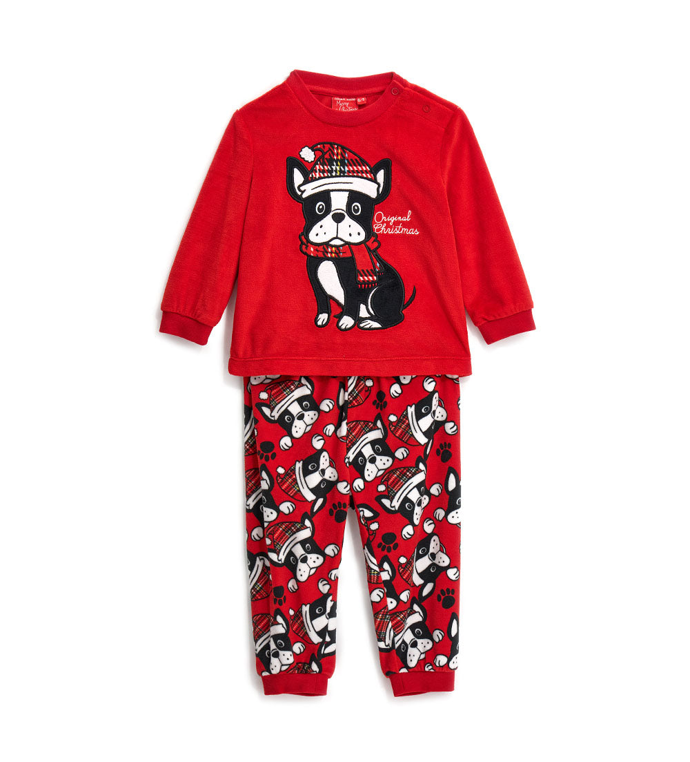 Christmas Capsule Baby Boy Eco Fur Pajamas
