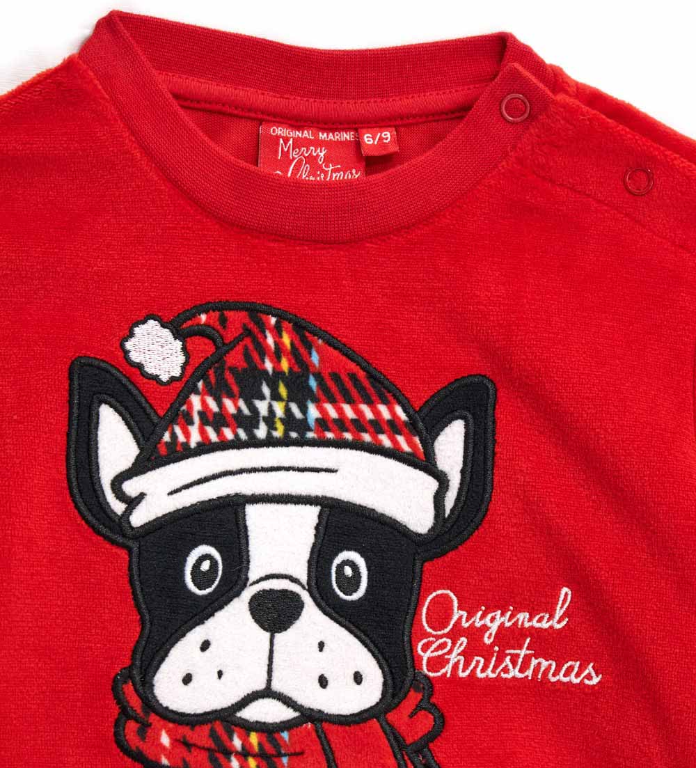 Christmas Capsule Baby Boy Eco Fur Pajamas