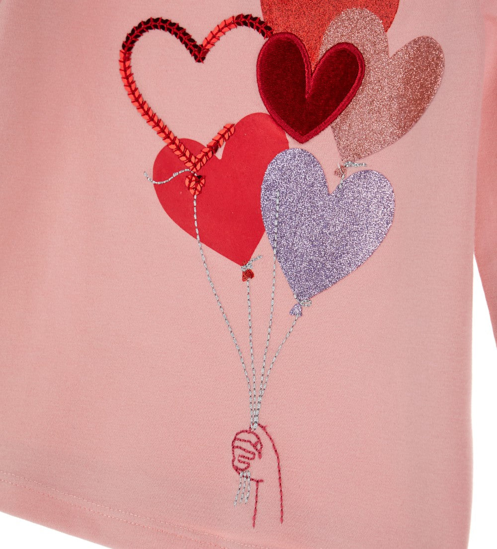 Heartbeat Baby Girl Glittered T-Shirt