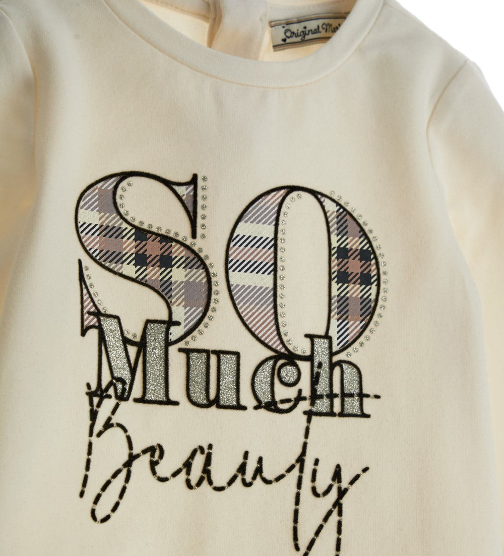 Nuance D'Hiver Baby Girl Glittered T-Shirt