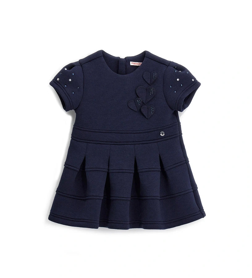 Natalizio Baby Girl Dress With Hearts