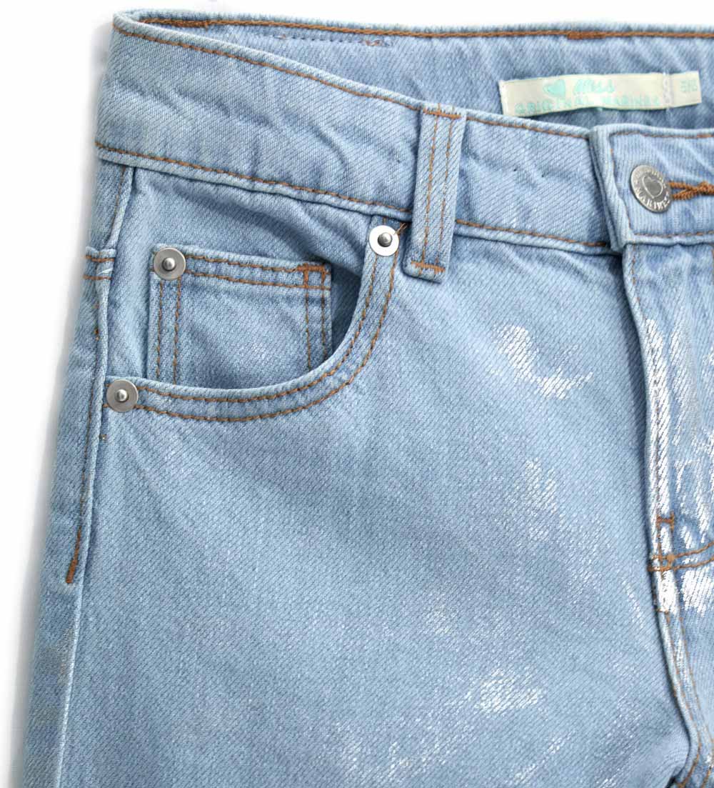 Glow In The Cold Girl Wide Leg Jeans