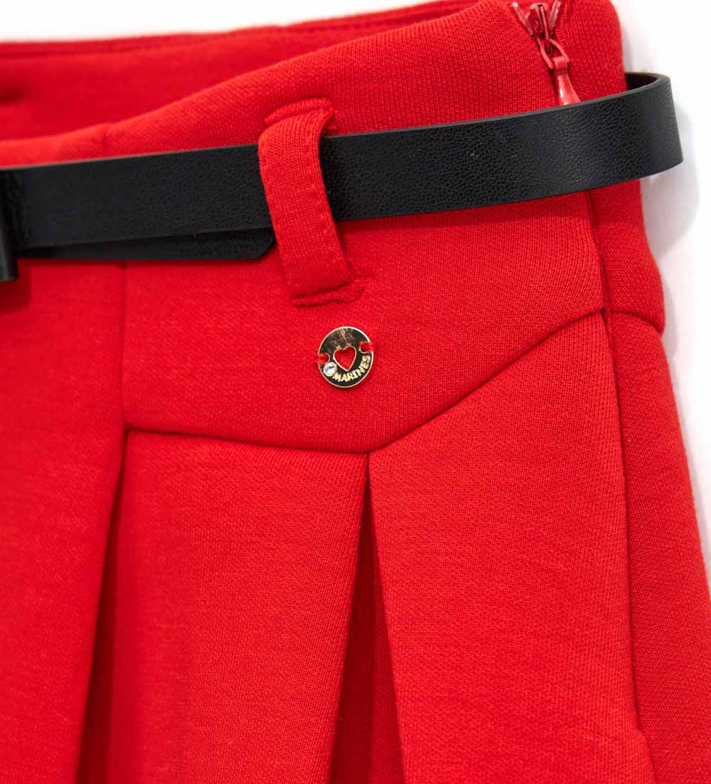 Natalizio Girl Skirt With Darts