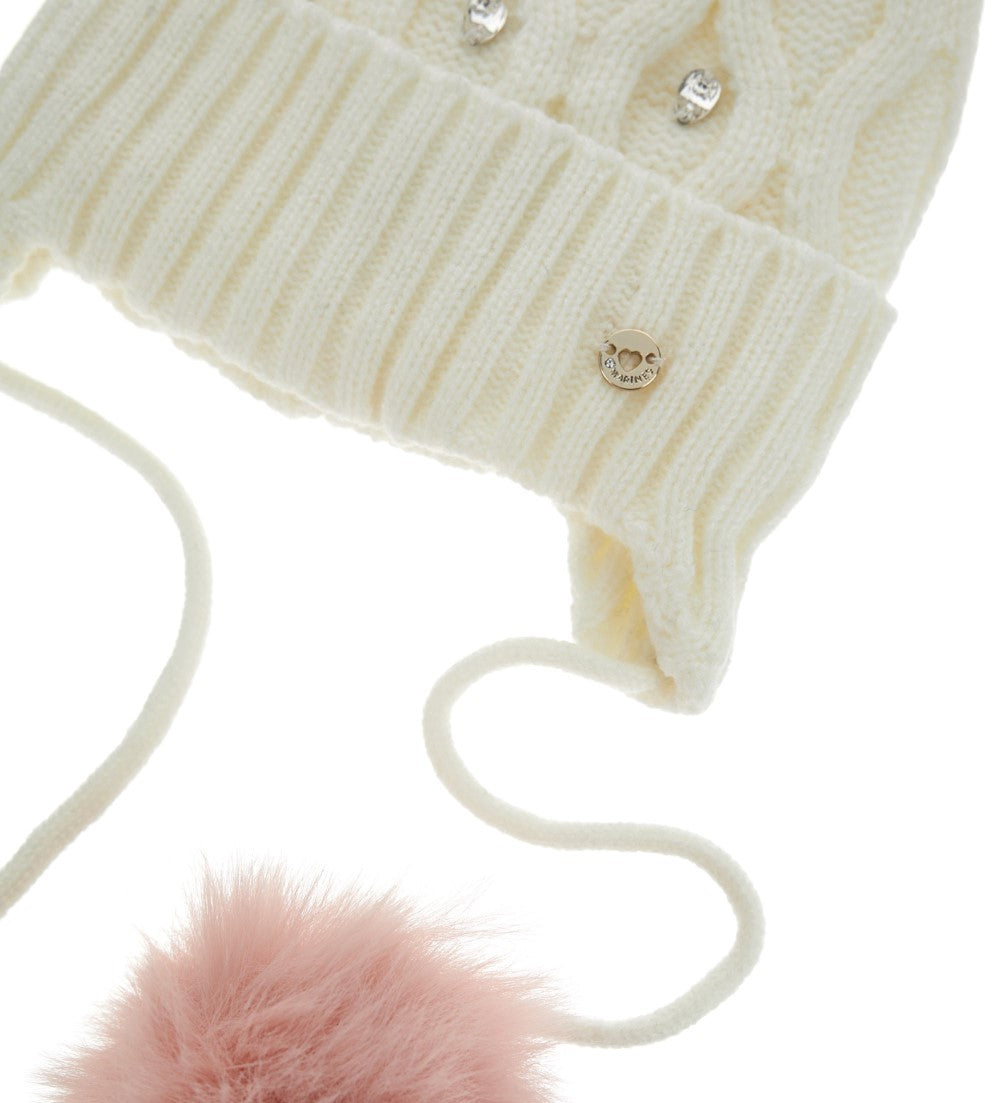 Basico Fall Baby Girl Hat With Ear Cups