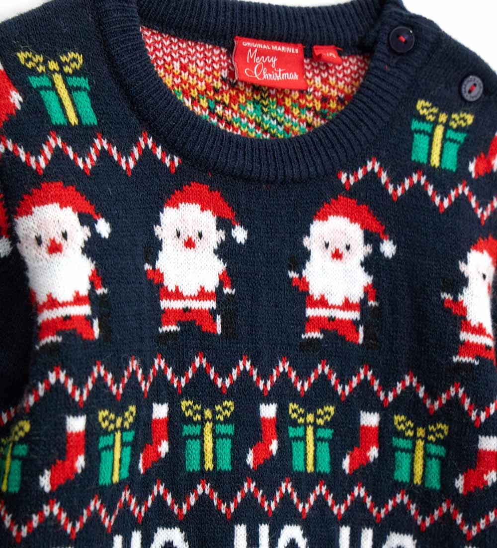 Christmas Capsule Baby Boy Mixed Yarn Pullover 1