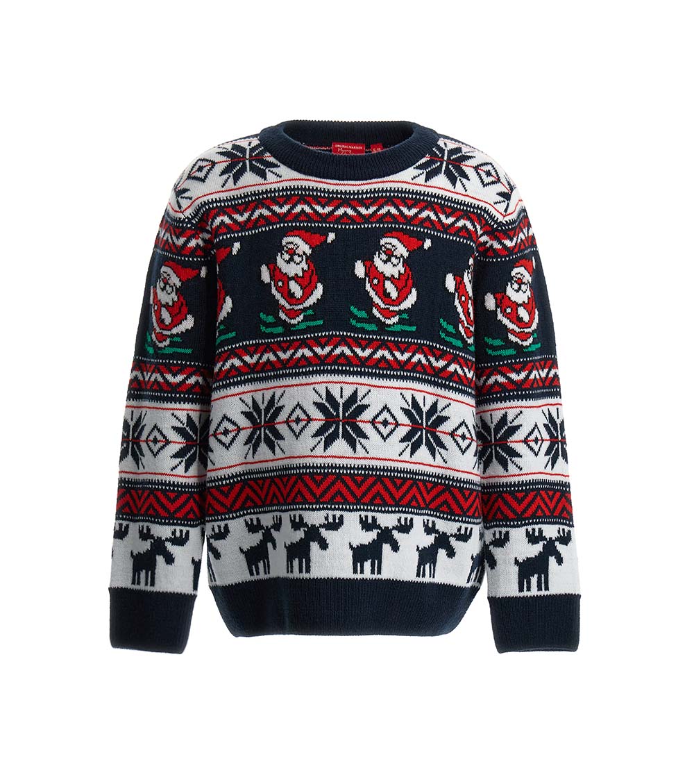 Christmas Capsule Boy Mixed Yarn Sweater