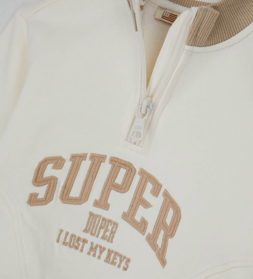 Super Baby Baby Boy Sweatshirt with Collar Shirts & Tops