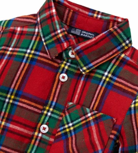 Party Shirt Tartan Baby Boy