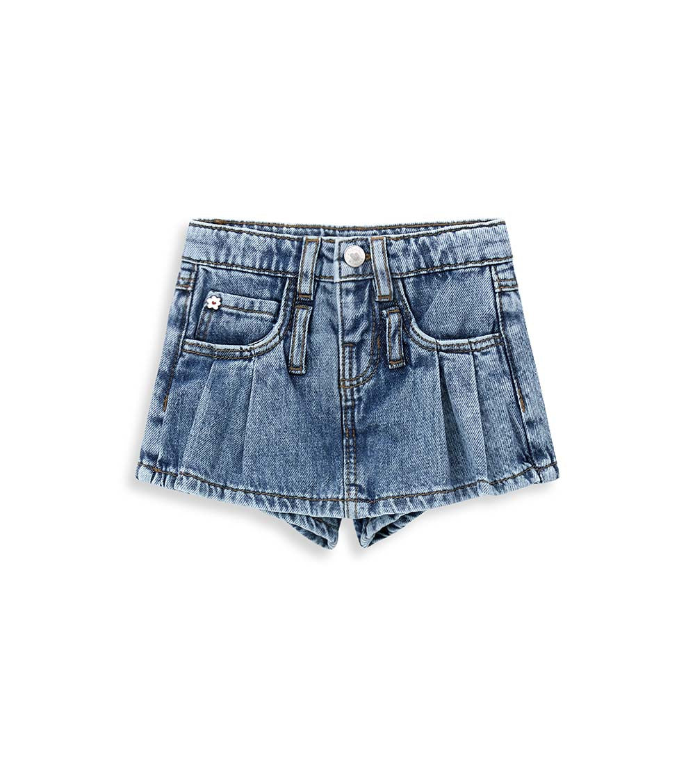 Back To School Baby Girl Bermuda Jeans Shorts