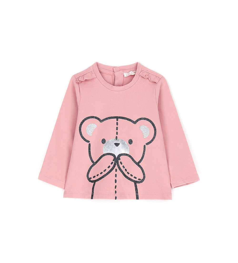 Teddy T-shirt Jersey Baby Girl