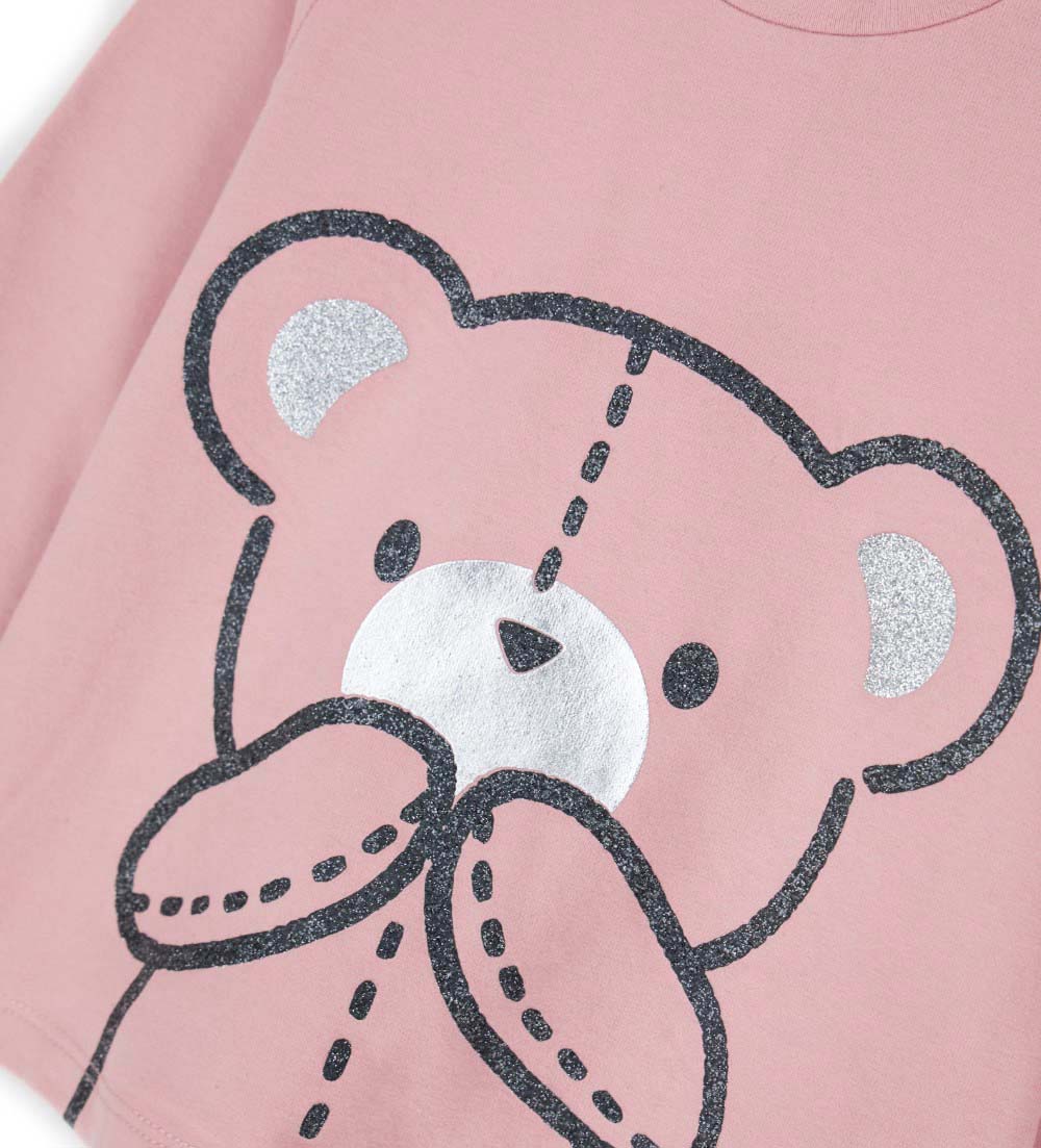 Teddy T-shirt Jersey Baby Girl