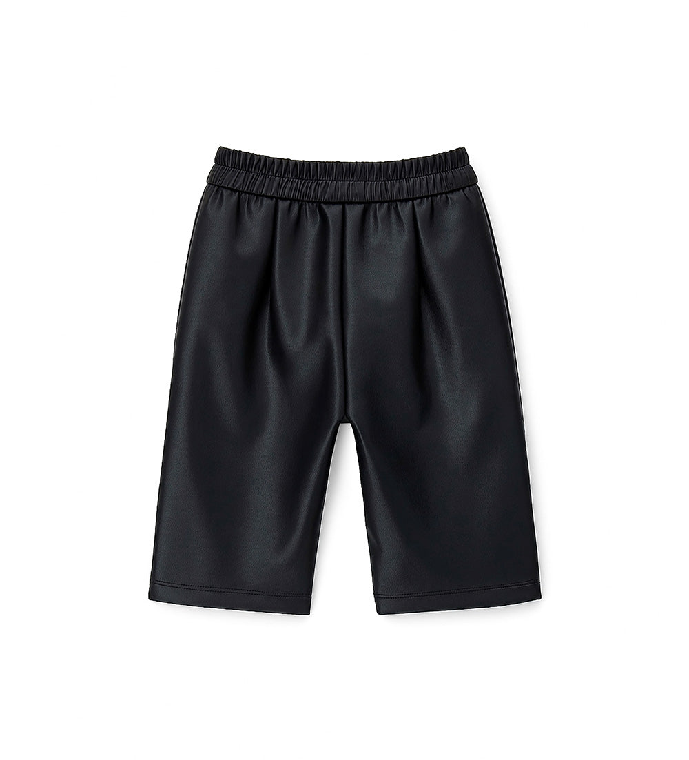 Party Pantalon Faux Leather Baby Girl