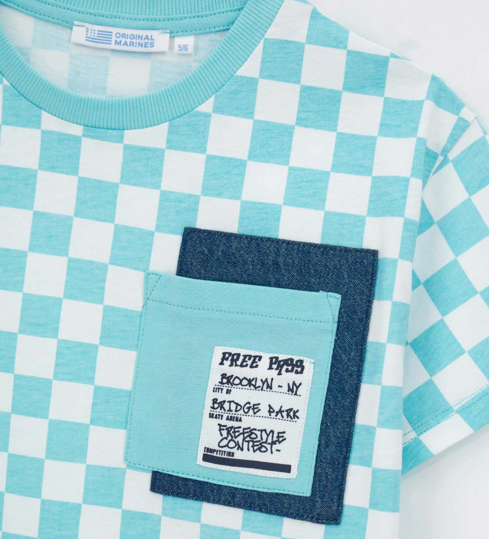 Skate Boy Checkered T-Shirt