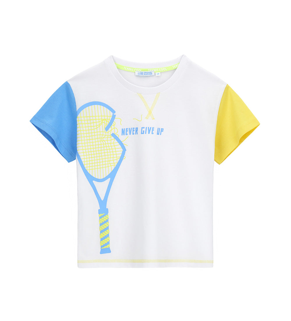 Tennis Cool Boy Short Sleeve T-Shirt 1