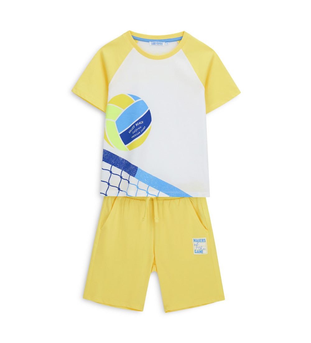 Tennis Cool Boy T-Shirt And Bermuda Shorts Set 4