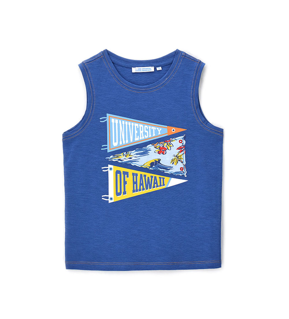 Beach College Boy Tank Top With Print 2