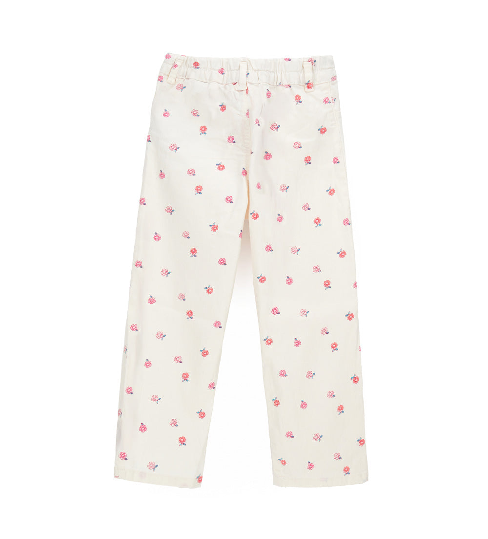 House Of Flowers Girl Flowered Trousers
