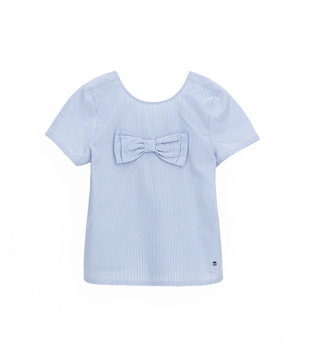 Mademoiselle Girl Shirt With Embroidery