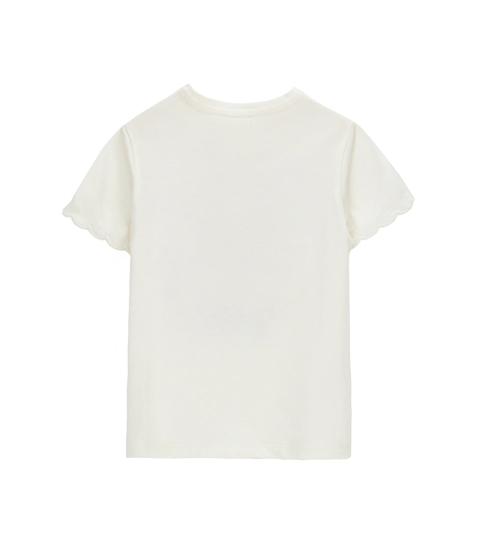 Arty Wild Girl T-Shirt With Embroidery