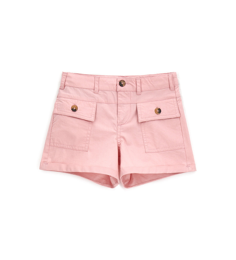 Arty Wild Girl Shorts With Cuffs