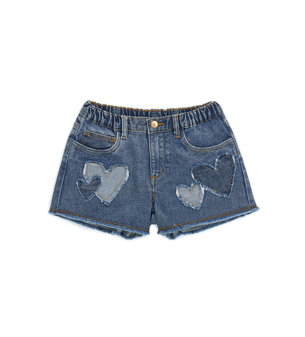 Arty Wild Girl Denim Shorts
