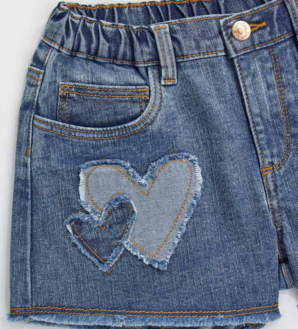 Arty Wild Girl Denim Shorts