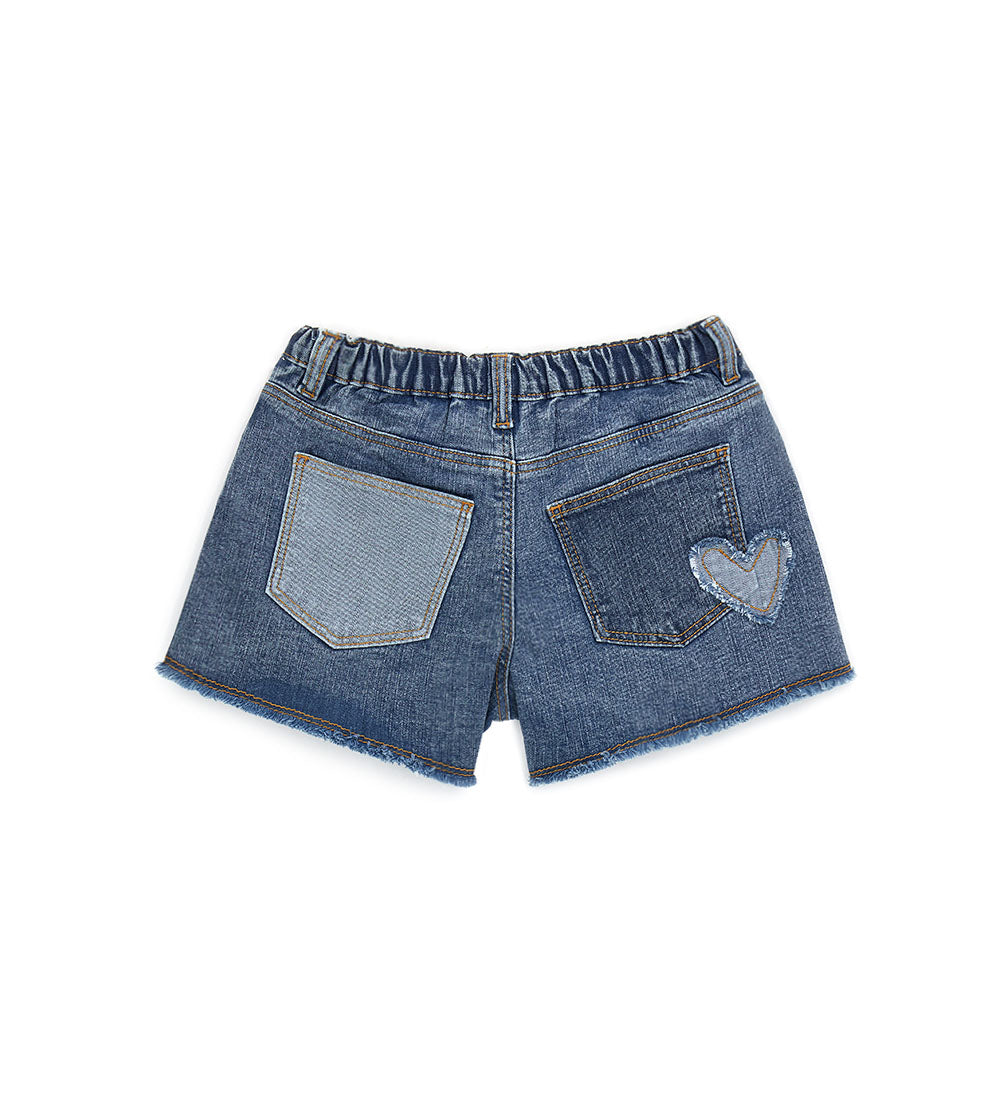 Arty Wild Girl Denim Shorts