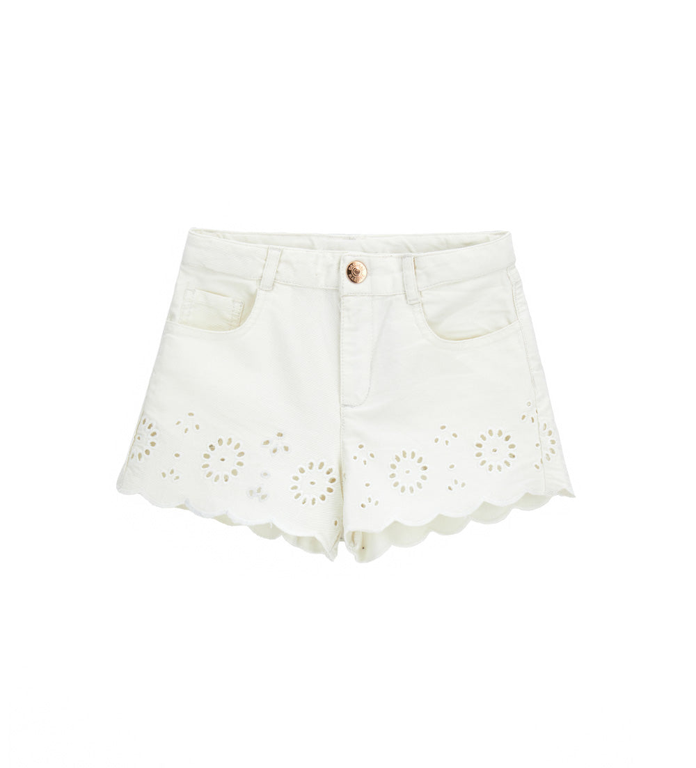 Arty Wild Girl Shorts With Embroidery