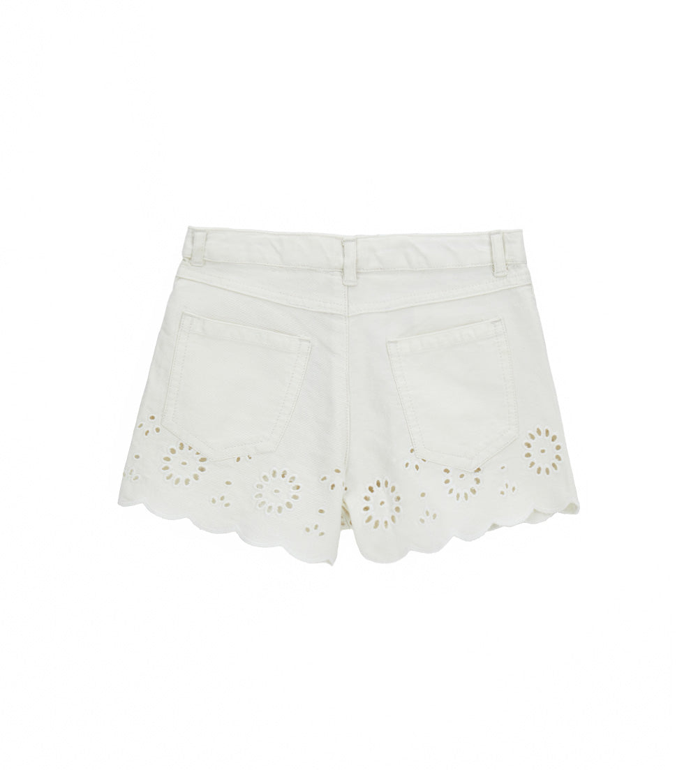 Arty Wild Girl Shorts With Embroidery