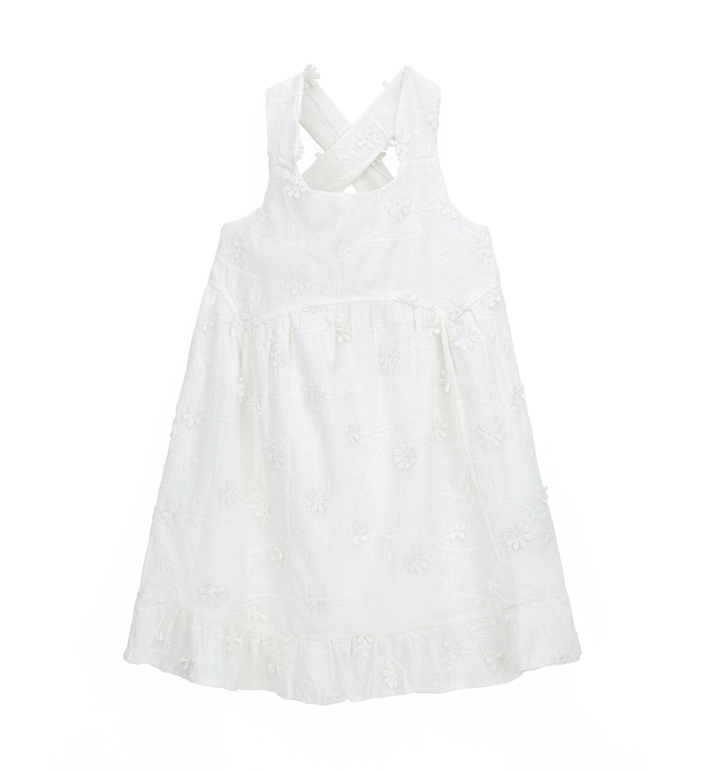 Arty Wild Girl Embroidered Dress