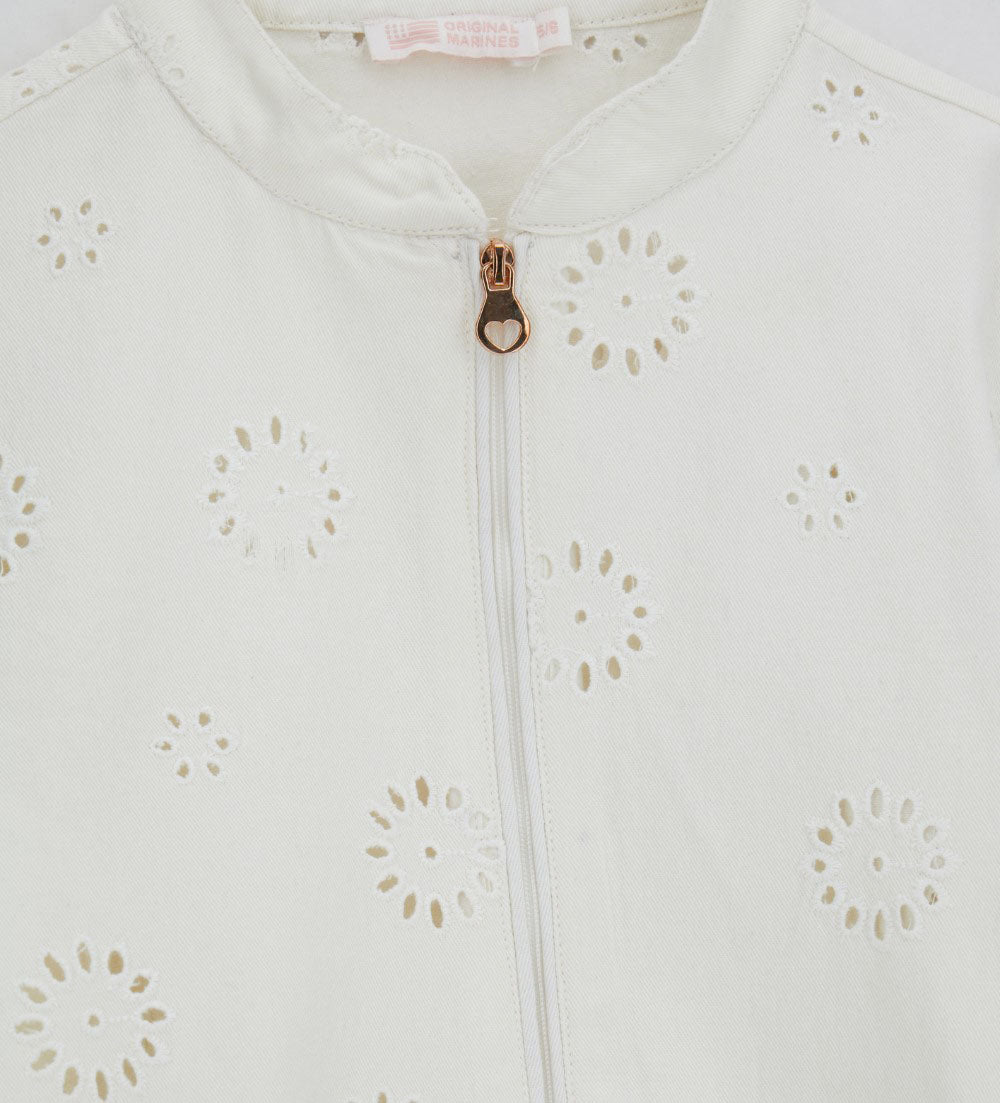 Arty Wild Girl Embroidered Bomber Jacket