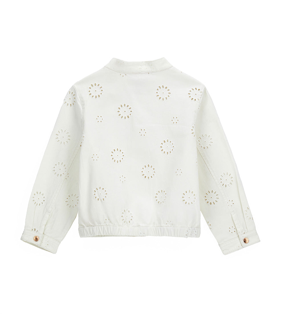 Arty Wild Girl Embroidered Bomber Jacket