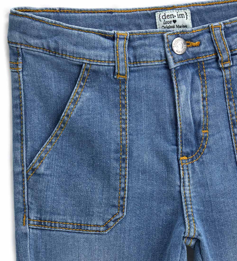 Capsule Denim Girl Flare Jeans With Slits