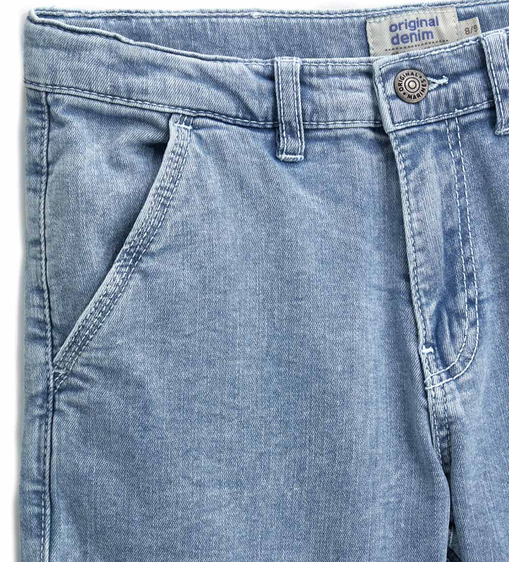 Capsule Denim Teen Boy Bermuda Jeans Worker