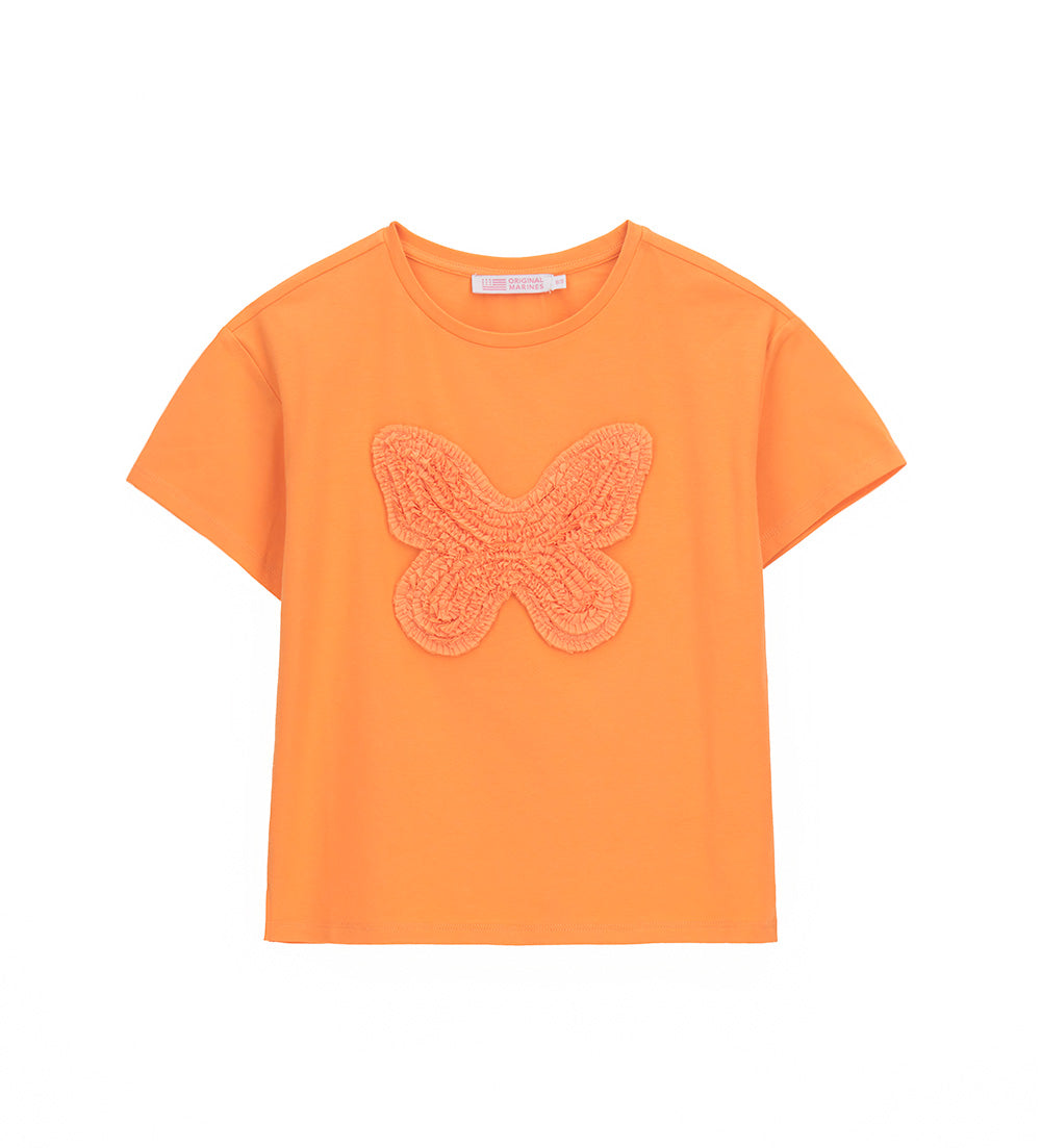 Spring Bloom Teen Girl T-Shirt With Applications