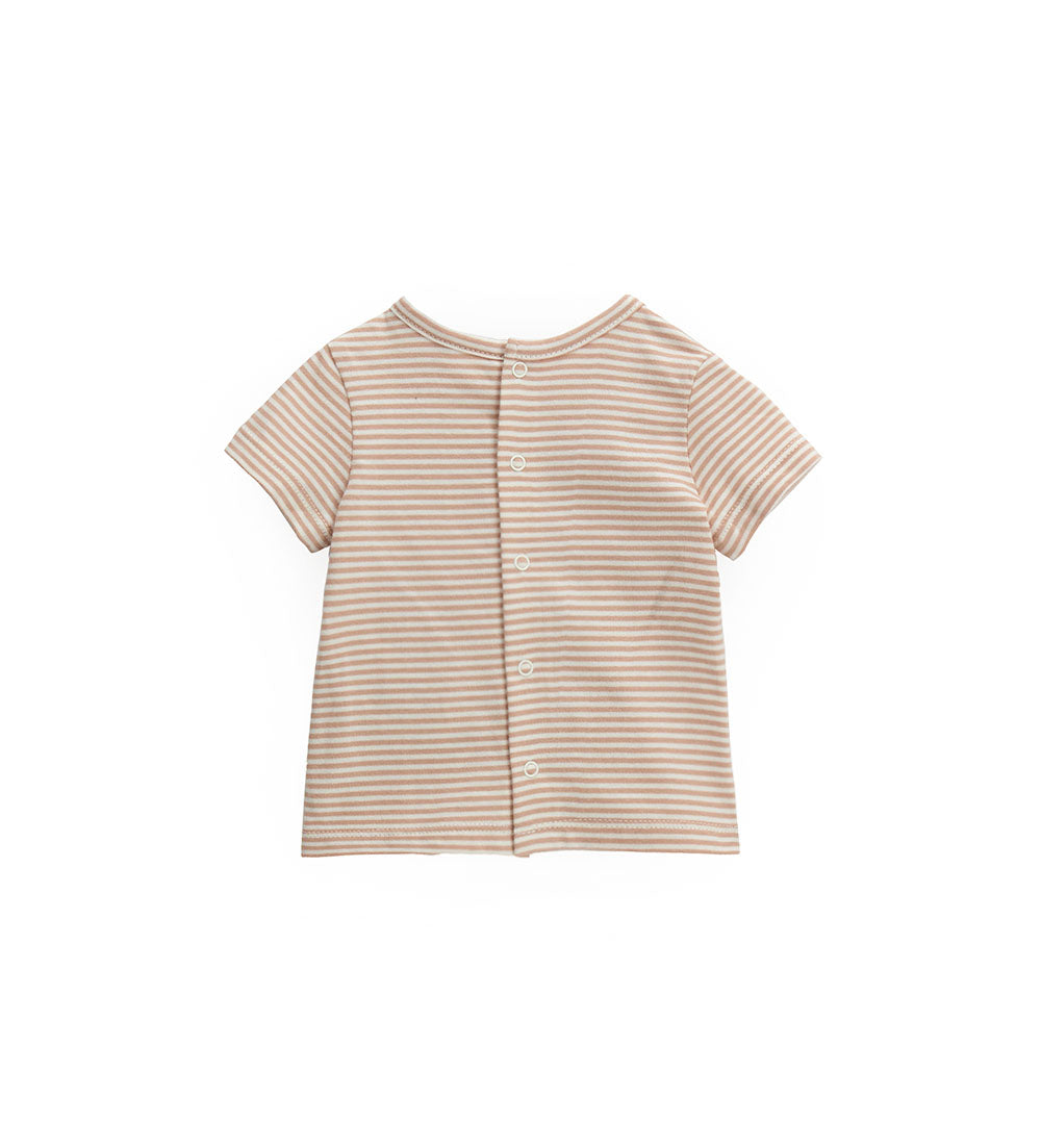 Wet Sand New Born Boy Sweater And Overalls Set