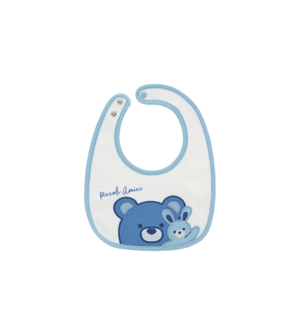 Tangerine New Born Boy Cotton Bib 1