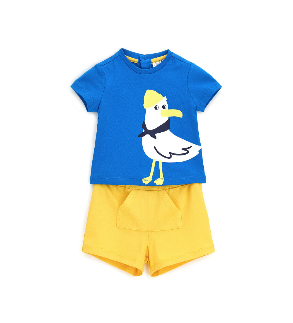 Sunlight New Born Boy T-Shirt And Bermuda Shorts Set 4