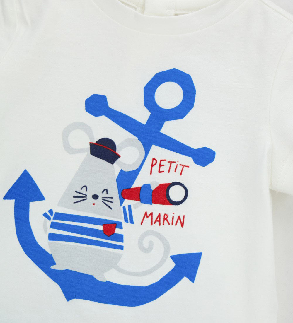 Sunlight New Born Boy T-Shirt And Bermuda Shorts Set