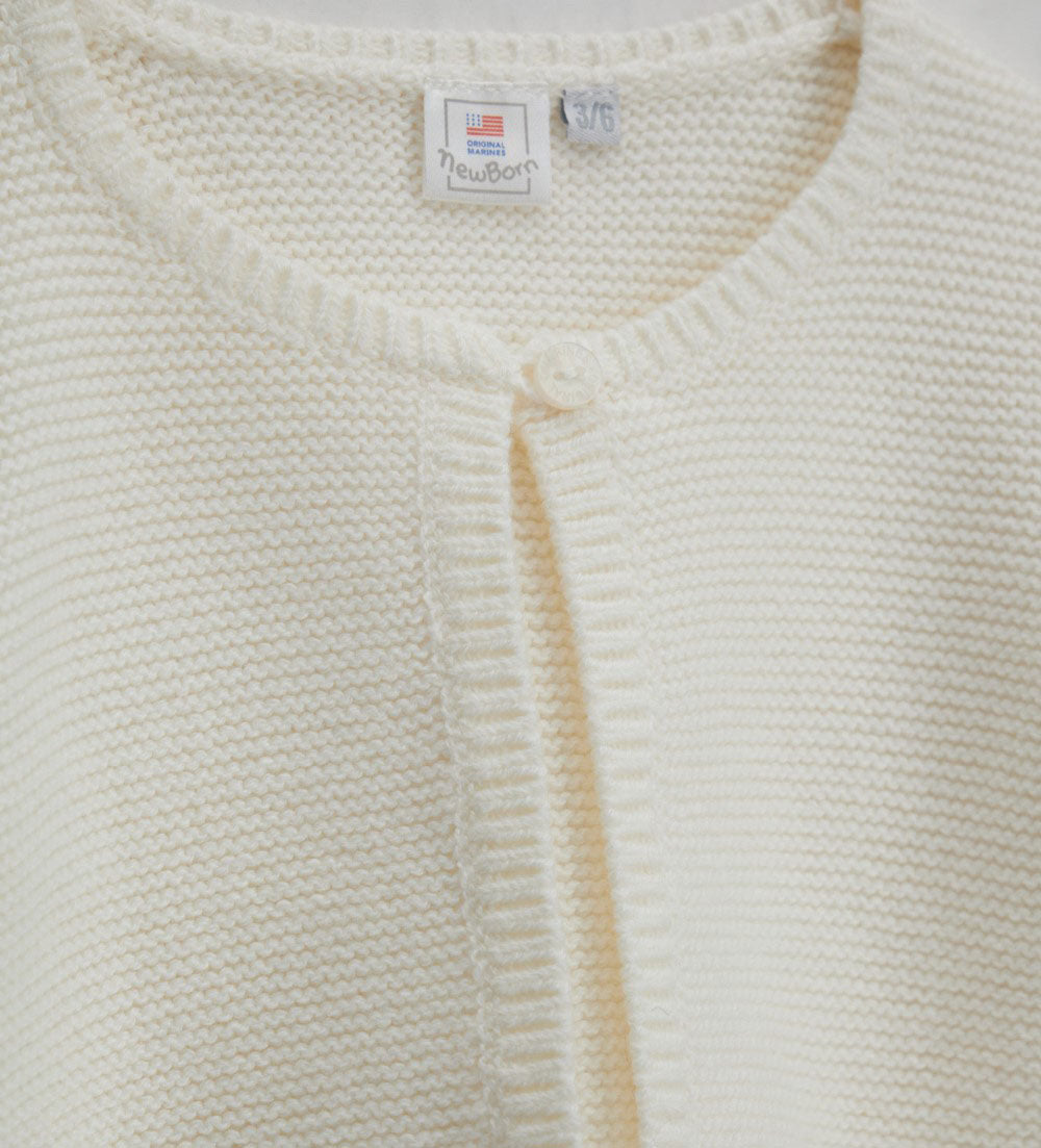 Wet Sand New Born Boy Cardigan Sweater