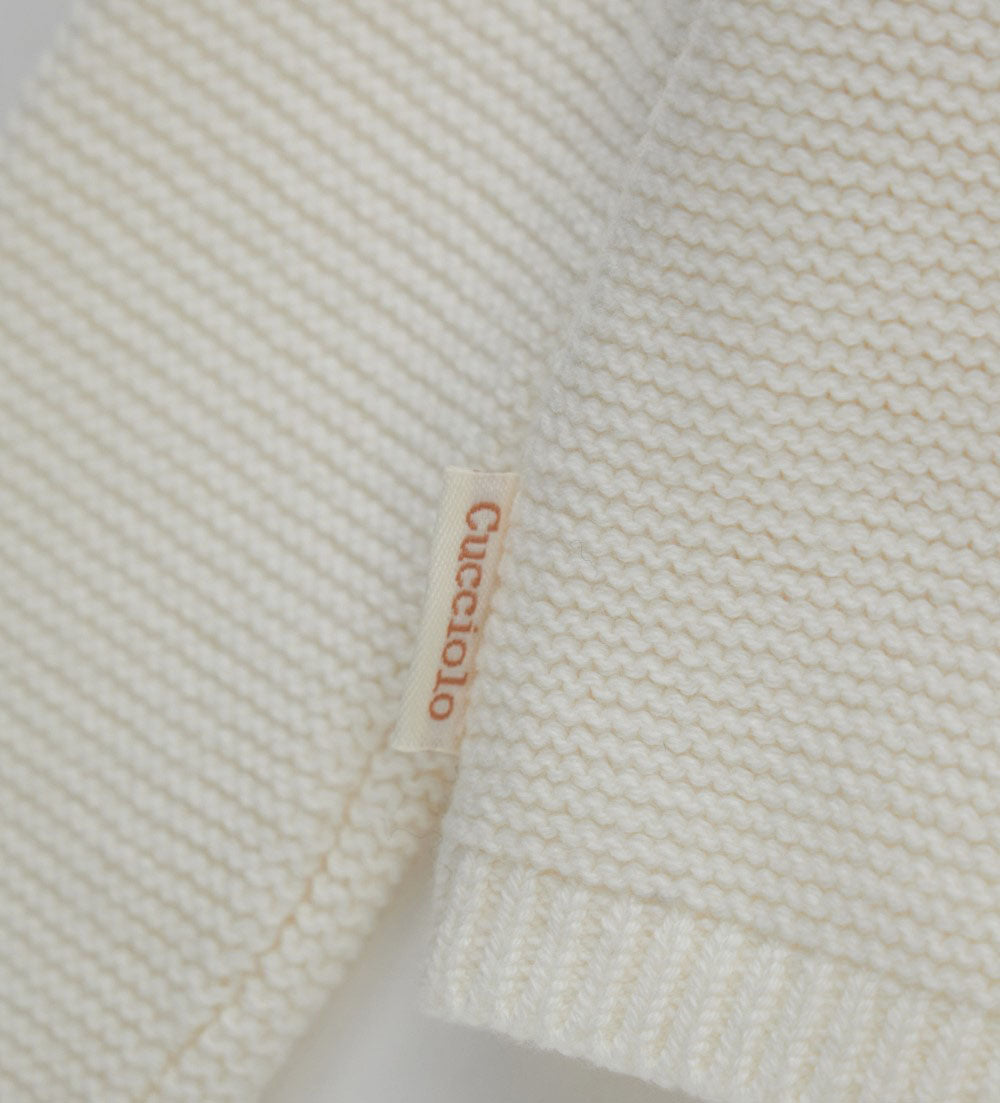 Wet Sand New Born Boy Cardigan Sweater