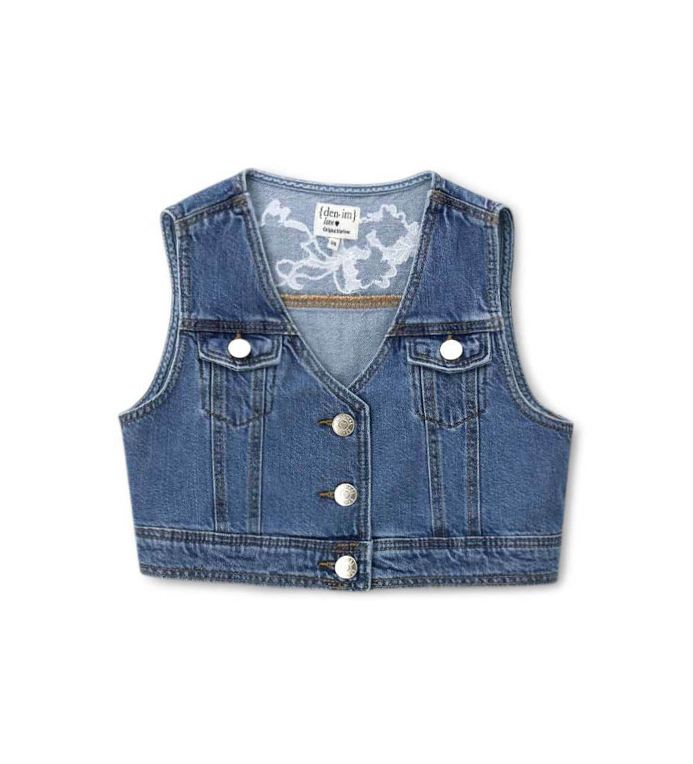 DENIM SHOCK Gilet Girl