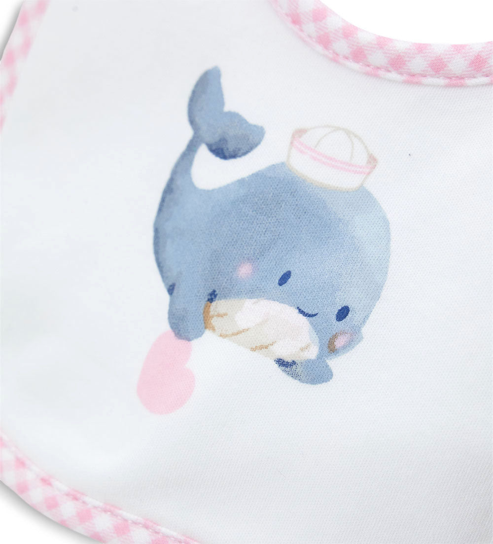 WHALE CLUB Bib Newborn