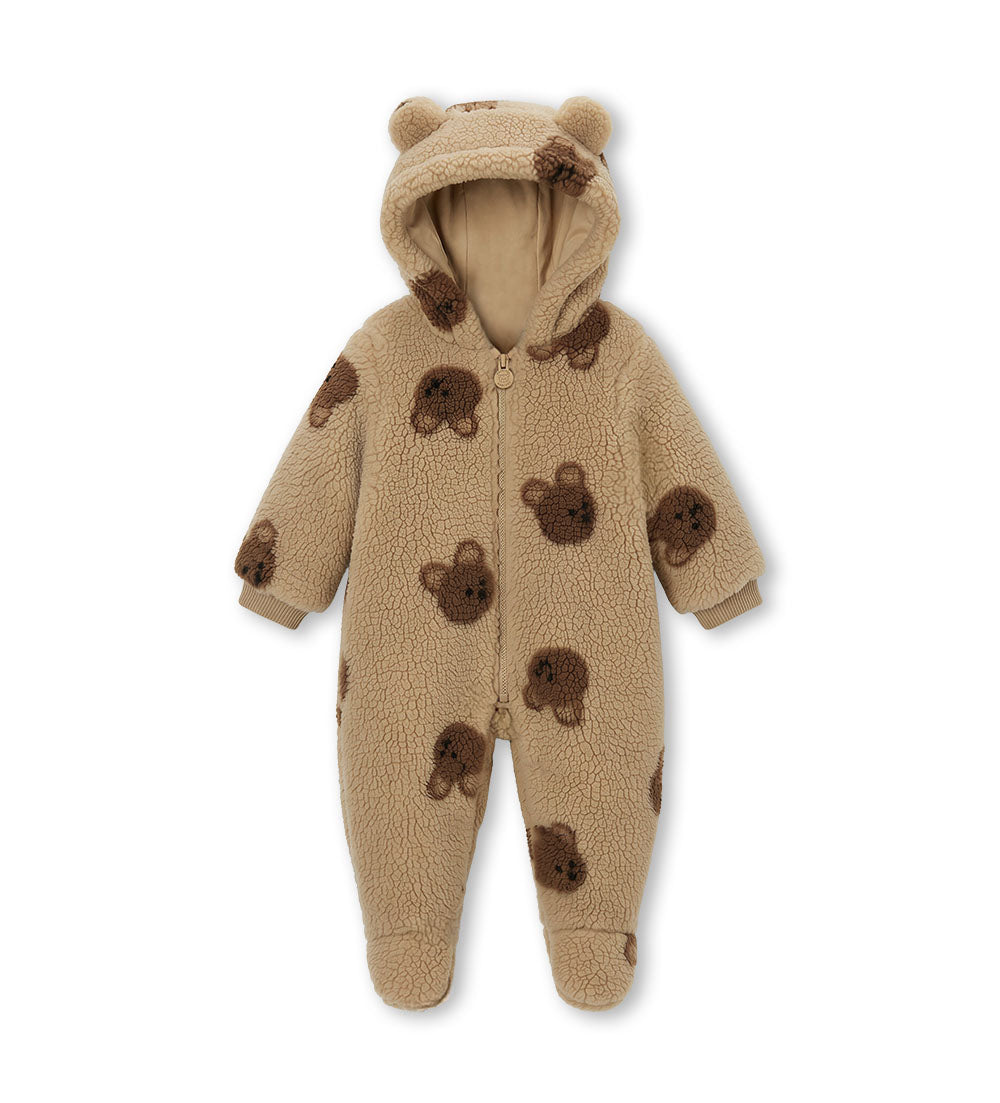 FLUFFY CREW OVERALL NEWBORN BOY