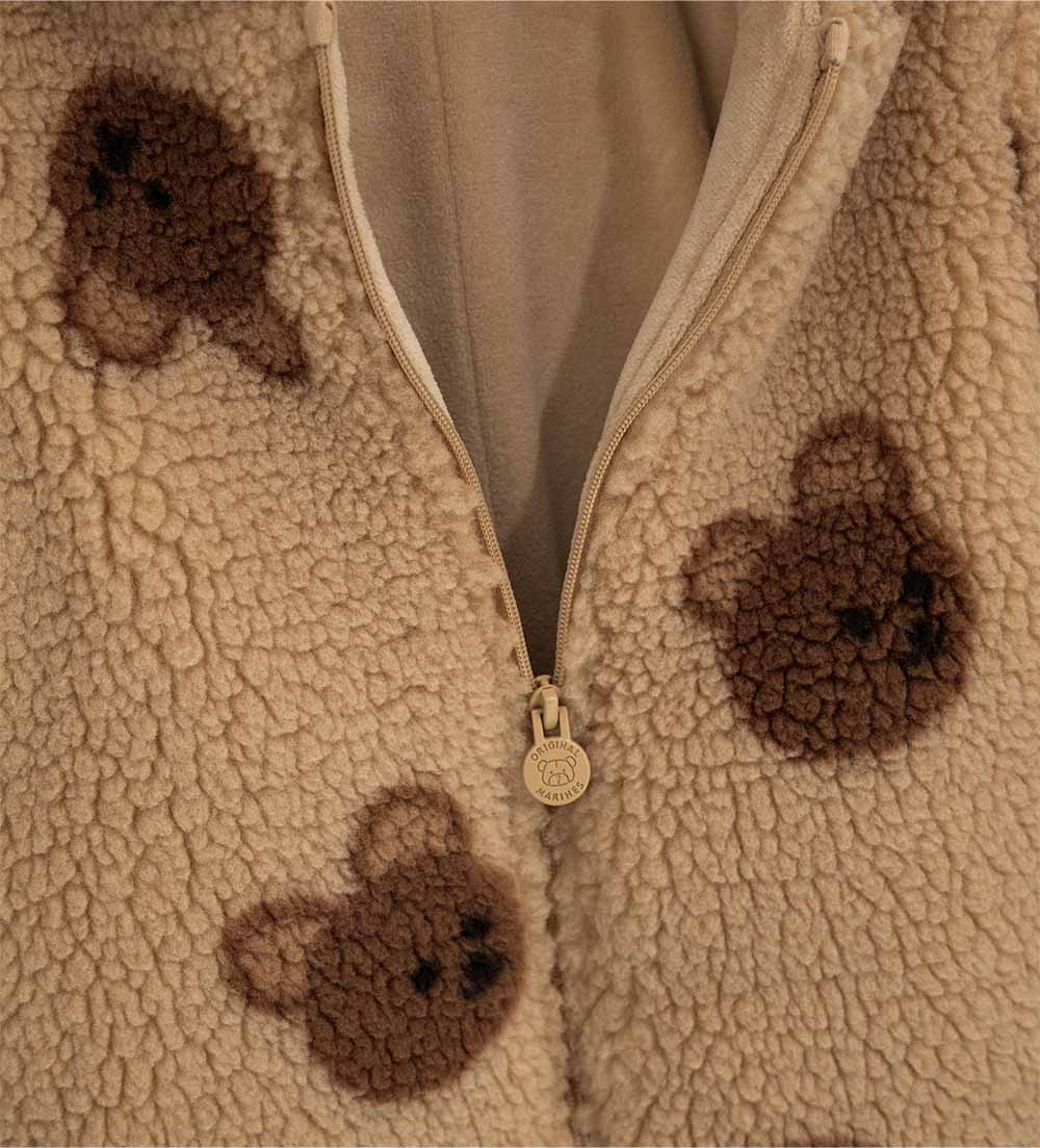 FLUFFY CREW OVERALL NEWBORN BOY