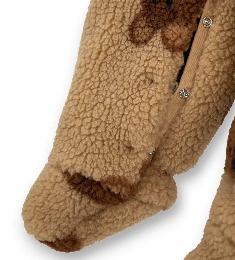 FLUFFY CREW OVERALL NEWBORN BOY