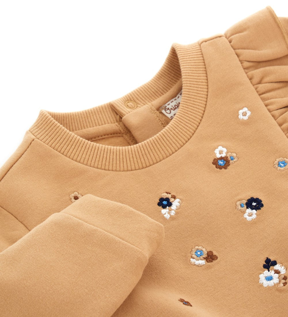 Alice + Olivia Gleeson Metal Ball Sweater in 2024 Tan Gold