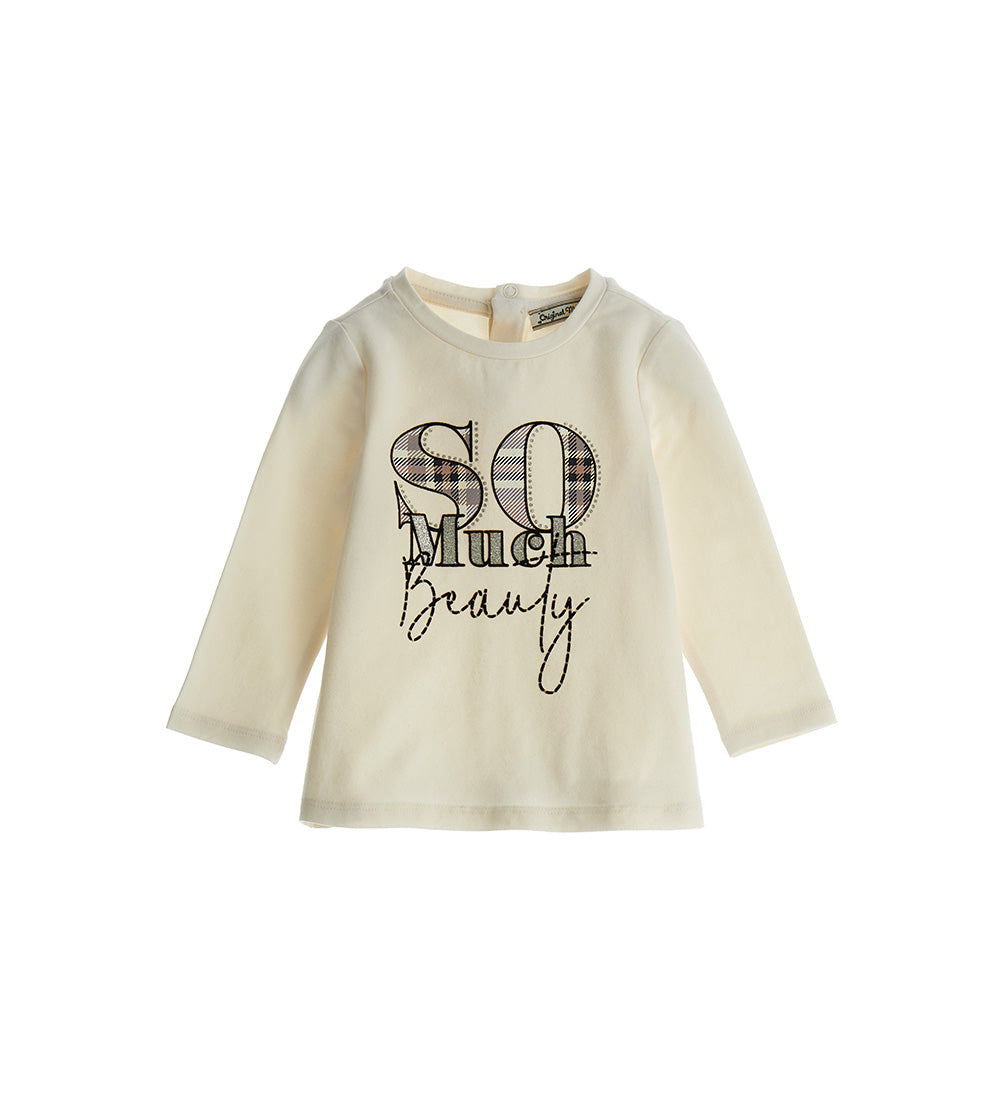 Nuance D'Hiver Baby Girl Glittered T-Shirt